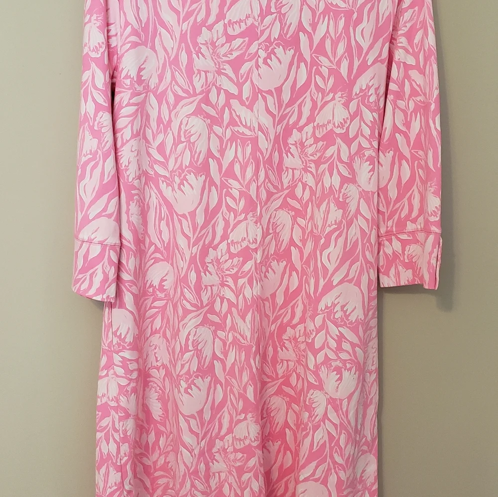 Lilly Pulitzer Pink and White ChillyLilly Dress - Picture 4 of 4